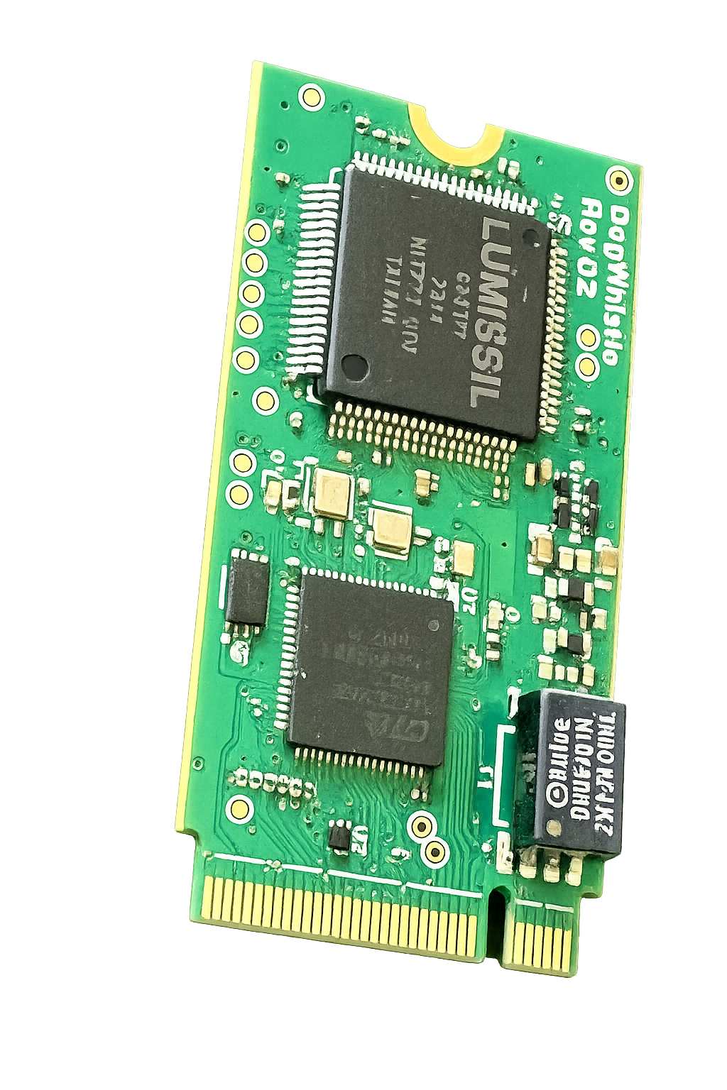 CerberusEV Dog Whistle M.2 PLC module with onboard MCU